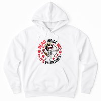 Dead Inside But Its Valentines Skeleton Cupid Hoodie