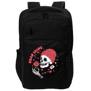 Dead Inside But Its Valentines Skeleton Impact Tech Backpack