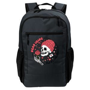 Dead Inside But Its Valentines Skeleton Daily Commute Backpack