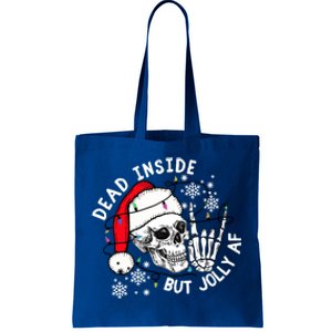 Dead Inside But Jolly Af Gift Tote Bag