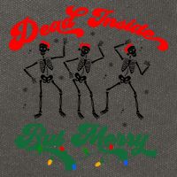 Dead Inside But ItS Merry Christmas Dancing Skeleton Xmas Cool Gift Cotton Canvas Backpack