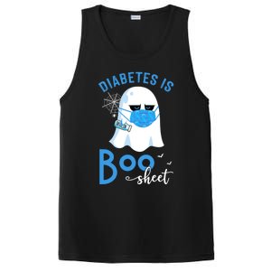 Diabetes Is Boo Sheet Boo Ghost Diabetes Awareness Halloween Gift PosiCharge Competitor Tank