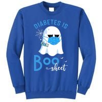 Diabetes Is Boo Sheet Boo Ghost Diabetes Awareness Halloween Gift Tall Sweatshirt