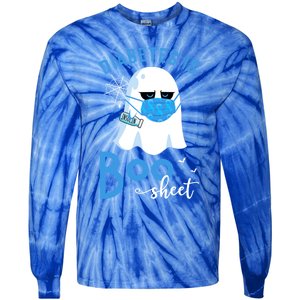 Diabetes Is Boo Sheet Boo Ghost Diabetes Awareness Halloween Gift Tie-Dye Long Sleeve Shirt