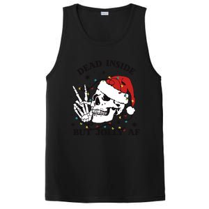 Dead Inside But Jolly Af Funny Christmas Design Gift PosiCharge Competitor Tank