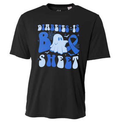 Diabetes Is Boo Sheet Halloween ghost Diabetes awareness Cooling Performance Crew T-Shirt