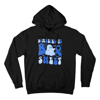 Diabetes Is Boo Sheet Halloween ghost Diabetes awareness Hoodie