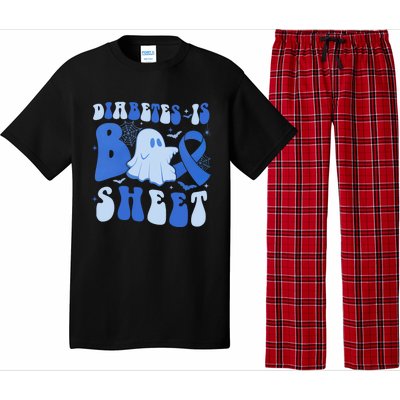 Diabetes Is Boo Sheet Halloween ghost Diabetes awareness Pajama Set