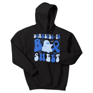 Diabetes Is Boo Sheet Halloween ghost Diabetes awareness Kids Hoodie