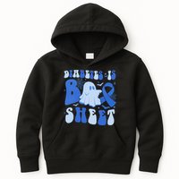 Diabetes Is Boo Sheet Halloween ghost Diabetes awareness Kids Hoodie