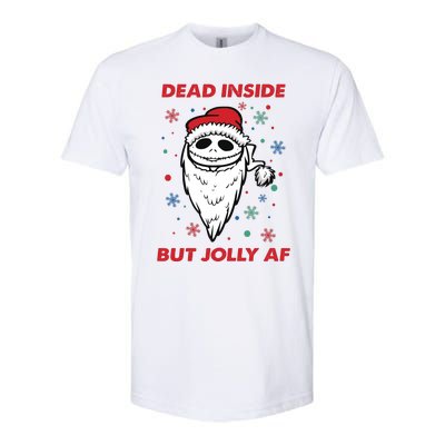 Dead Inside But Jolly Af Christmas Holiday Xmas Jack Softstyle CVC T-Shirt