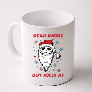 Dead Inside But Jolly Af Christmas Holiday Xmas Jack Coffee Mug