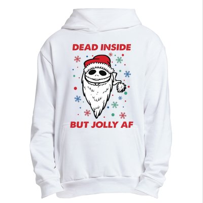 Dead Inside But Jolly Af Christmas Holiday Xmas Jack Urban Pullover Hoodie