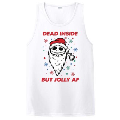 Dead Inside But Jolly Af Christmas Holiday Xmas Jack PosiCharge Competitor Tank