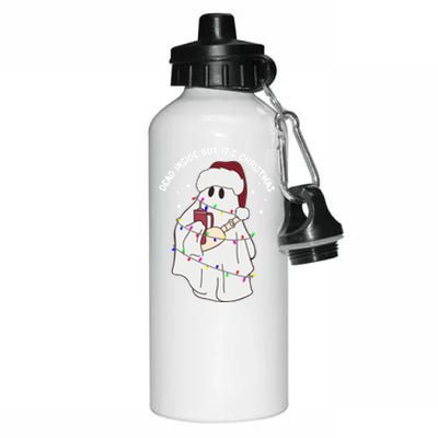 Dead Inside But It’S Christmas Boojee Ghost Stanley Tumbler Gift Aluminum Water Bottle