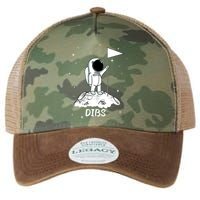 Dibs Flag On Moon Astronaut Legacy Tie Dye Trucker Hat