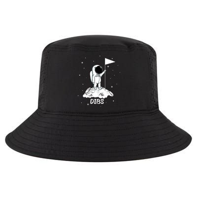 Dibs Flag On Moon Astronaut Cool Comfort Performance Bucket Hat