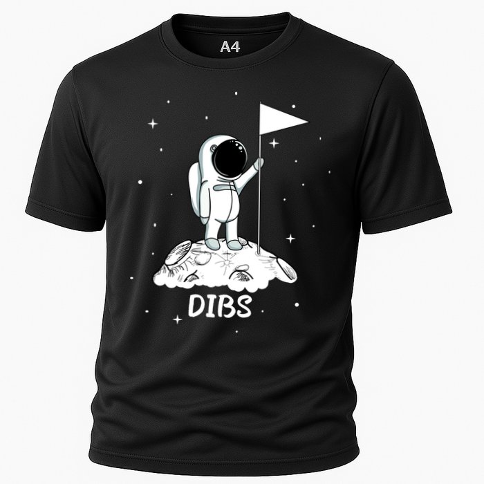 Dibs Flag On Moon Astronaut Performance Shirt