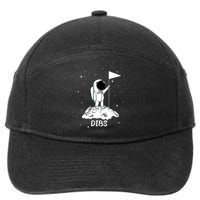 Dibs Flag On Moon Astronaut 7-Panel Snapback Hat
