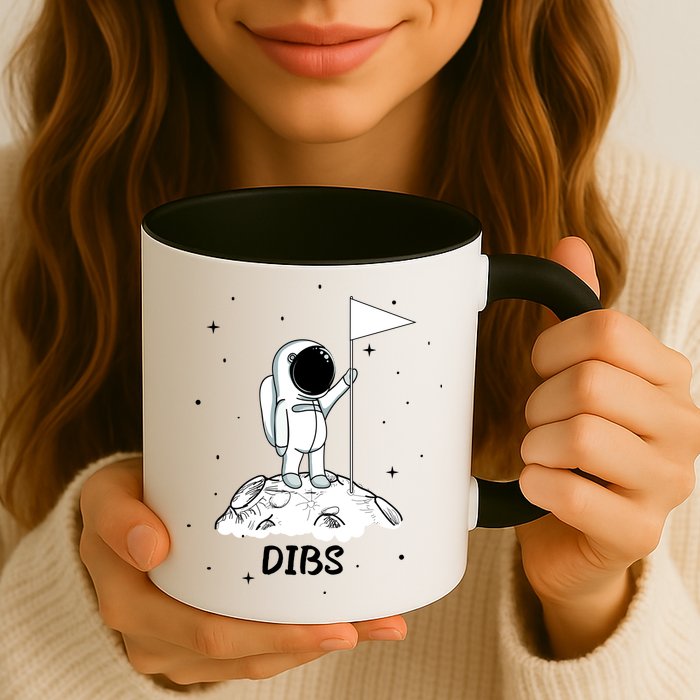 Dibs Flag On Moon Astronaut Mug