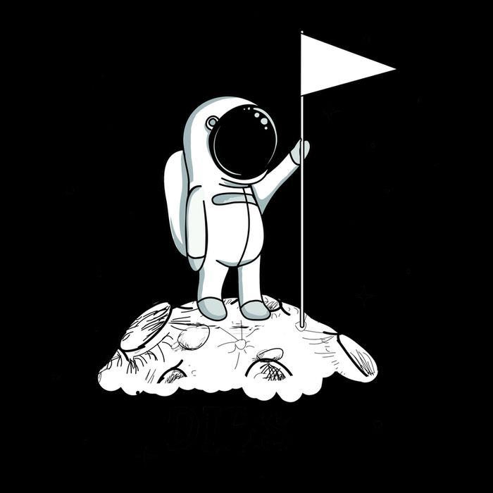 Dibs Flag On Moon Astronaut Mug