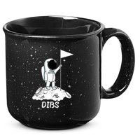Dibs Flag On Moon Astronaut 15oz Campfire Ceramic Mug