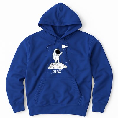 Dibs Flag On Moon Astronaut Hoodie