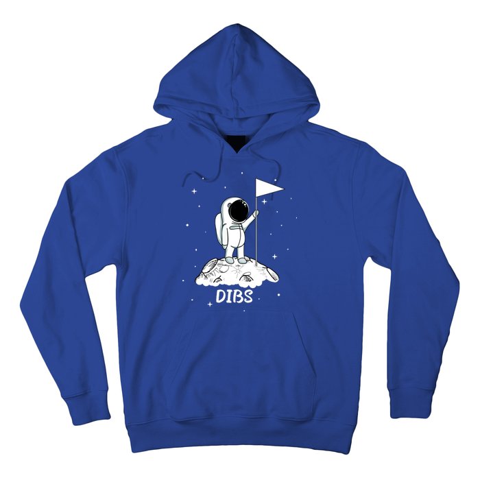 Dibs Flag On Moon Astronaut Hoodie