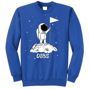 Dibs Flag On Moon Astronaut Sweatshirt