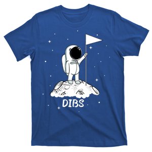 Dibs Flag On Moon Astronaut T-Shirt