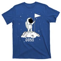 Dibs Flag On Moon Astronaut T-Shirt