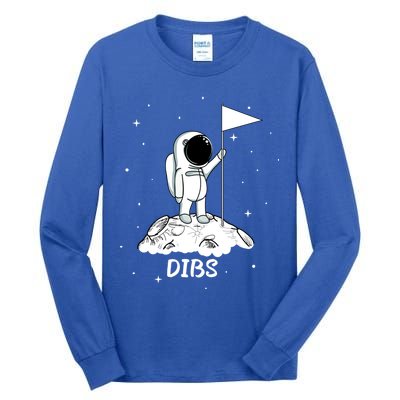Dibs Flag On Moon Astronaut Tall Long Sleeve T-Shirt