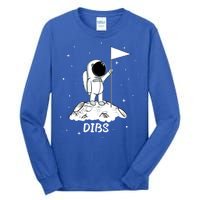 Dibs Flag On Moon Astronaut Tall Long Sleeve T-Shirt