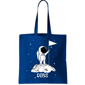 Dibs Flag On Moon Astronaut Tote Bag