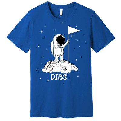 Dibs Flag On Moon Astronaut Premium T-Shirt