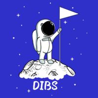 Dibs Flag On Moon Astronaut Premium T-Shirt