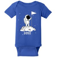 Dibs Flag On Moon Astronaut Baby Bodysuit