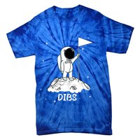 Dibs Flag On Moon Astronaut Tie-Dye T-Shirt