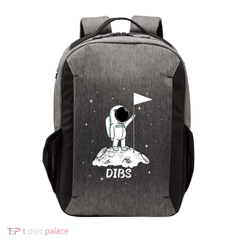 Dibs Flag On Moon Astronaut Vector Backpack