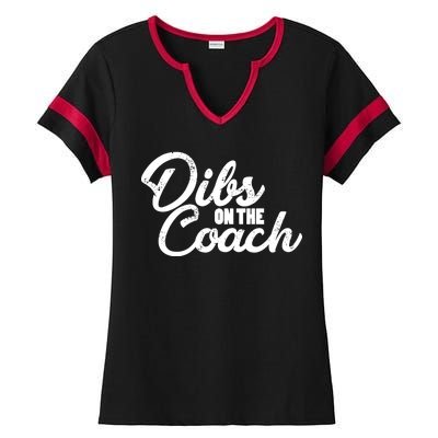 Dibs On The Coach Ladies Halftime Notch Neck Tee