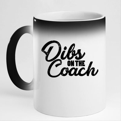 Dibs On The Coach 11oz Black Color Changing Mug