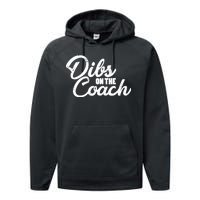 Dibs On The Coach Performance Fleece Hoodie