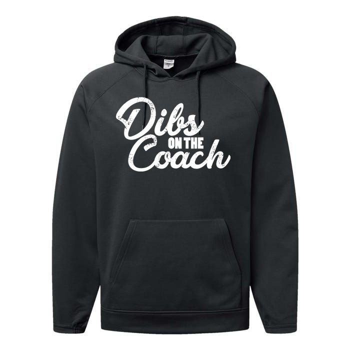 Dibs On The Coach Performance Fleece Hoodie