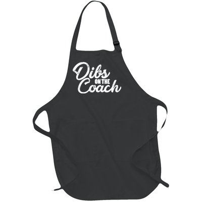 Dibs On The Coach Full-Length Apron With Pockets