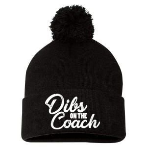 Dibs On The Coach Pom Pom 12in Knit Beanie