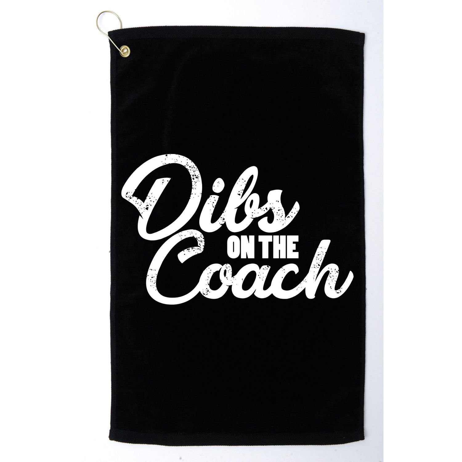 Dibs On The Coach Golf Towel