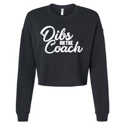 Dibs On The Coach Cropped Pullover Crew