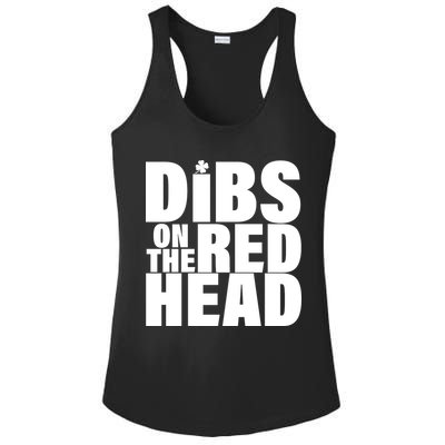 Dibs On The Redhead Ladies PosiCharge Competitor Racerback Tank