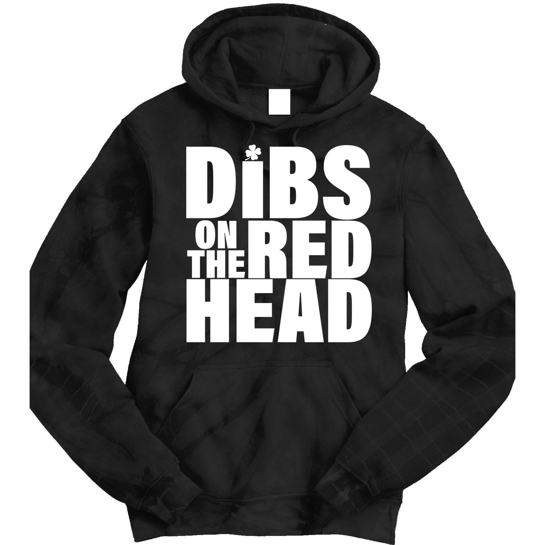 Dibs On The Redhead Tie Dye Hoodie