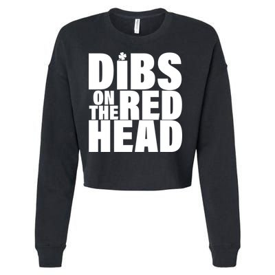 Dibs On The Redhead Cropped Pullover Crew